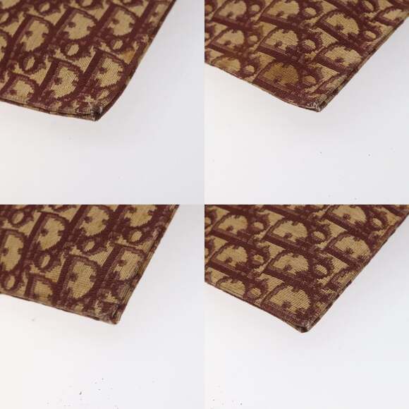 DIOR Trotter Canvas Shoulder Bag Red Gold - Picture 10 of 12